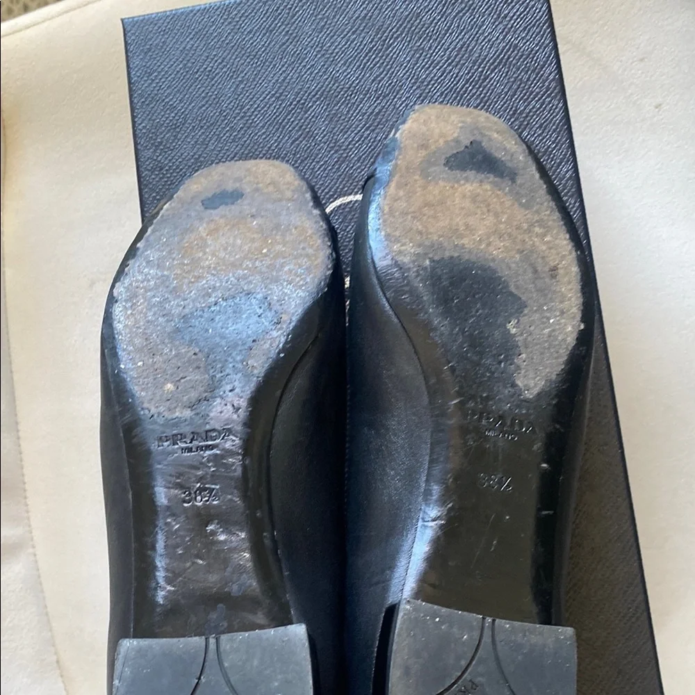 Prada Black Women's Ballet Flats - Picture 4 of 6